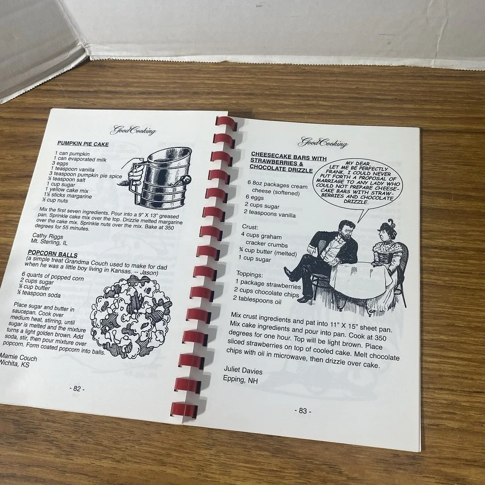 VTG Good Cooking 101 On The Road Recipes Cookbook Jason Couch Nuri Press Comb